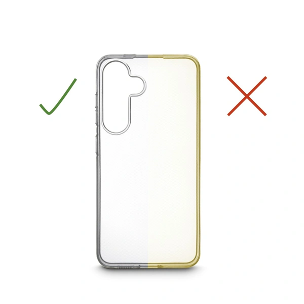 Hama Always Clear, kryt pro Samsung Galaxy S25 FE, vždy průhledný, nežloutne