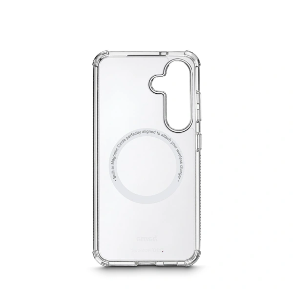 Hama Extreme Protect, kryt pro Samsung Galaxy S25 FE, magnetický, D3O®, nežloutne, průhledný