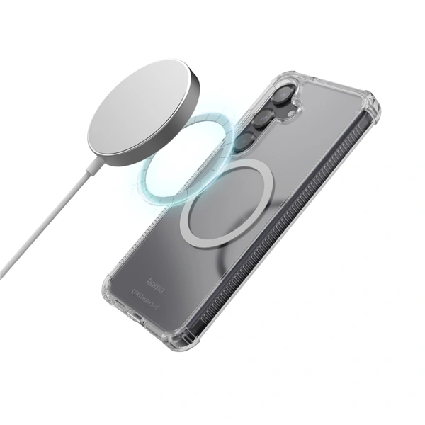 Hama Extreme Protect, kryt pro Samsung Galaxy S25 FE, magnetický, D3O®, nežloutne, průhledný