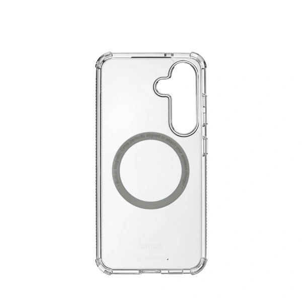 Hama Extreme Protect, kryt pro Samsung Galaxy S25 FE, magnetický, D3O®, nežloutne, průhledný