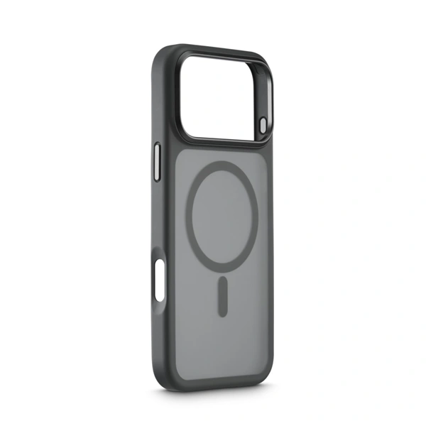 Black Rock Hybrid Case, kryt pro Apple iPhone 17 Pro Max, magnetický, matný, poloprůhledný černý
