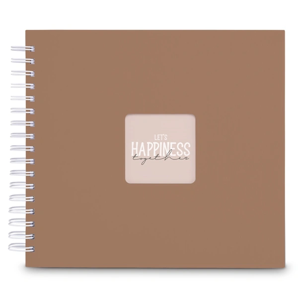 Hama album klasické spirálové FINE ART 28x24 cm, 50 stran, mousse, bílé listy