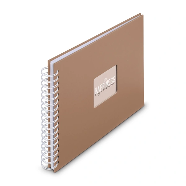 Hama album klasické spirálové FINE ART 28x24 cm, 50 stran, mousse, bílé listy