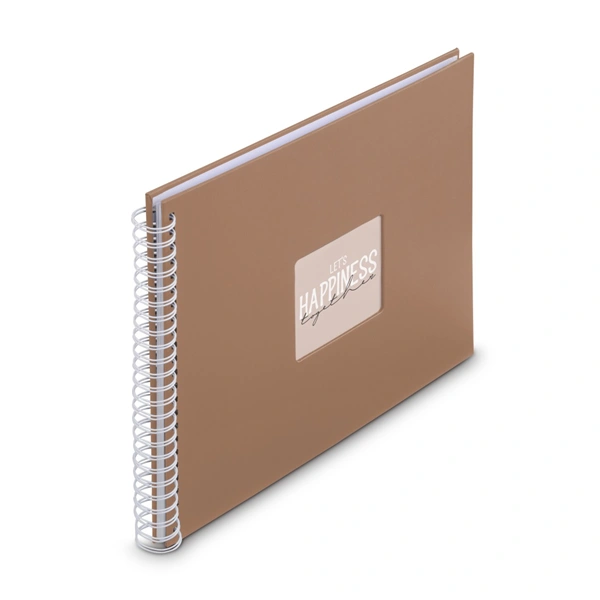 Hama album klasické spirálové FINE ART 36x32 cm, 50 stran, mousse, bílé listy