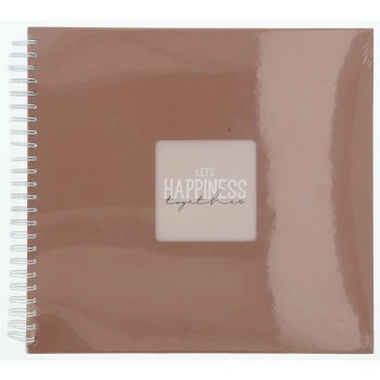 Hama album klasické spirálové FINE ART 36x32 cm, 50 stran, mousse, bílé listy