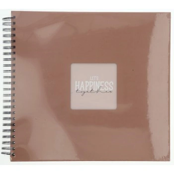 Hama album klasické spirálové FINE ART 36x32 cm, 50 stran, mousse, černé listy