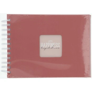 Hama album klasické spirálové FINE ART 24x17 cm, 50 stran, terra, bílé listy