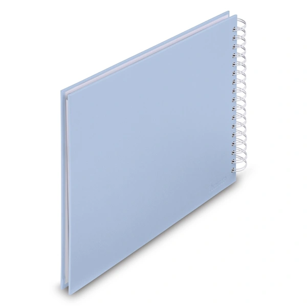 Hama album klasické spirálové FINE ART 28x24 cm, 50 stran, lagoon, bílé listy