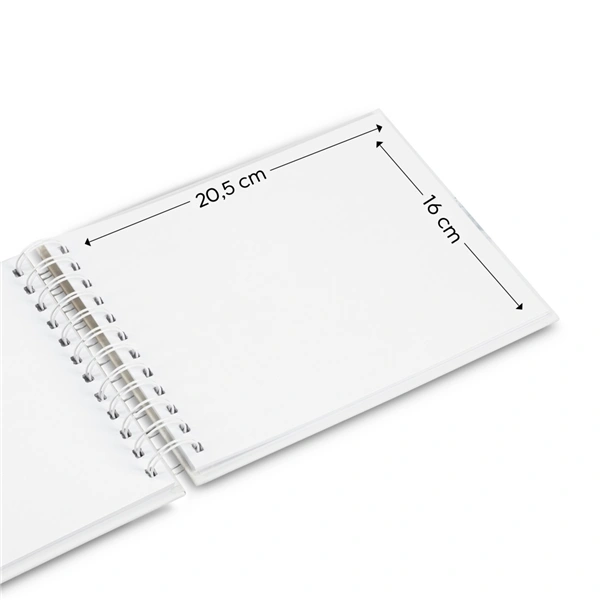 Hama album klasické spirálové FINE ART 24x17 cm, 50 stran, sage, bílé listy