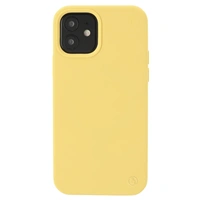 Hama MagCase Finest Feel PRO, kryt pro Apple iPhone 12/12 Pro, žlutý