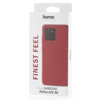 Hama Finest Feel, kryt pro Samsung Galaxy A22 5G, červený