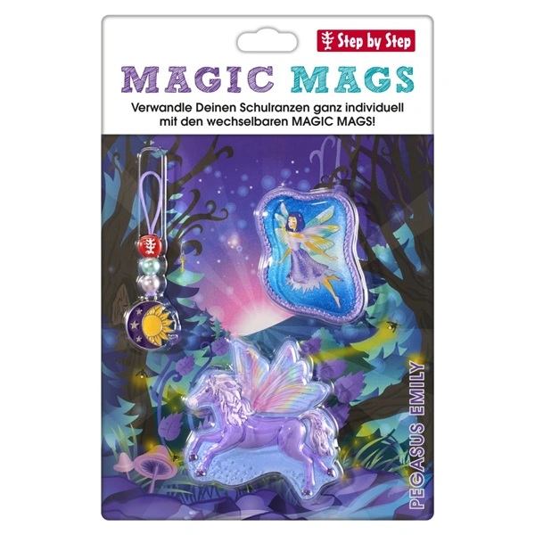 Doplňková sada obrázků MAGIC MAGS Pegasus Emily k aktovkám GRADE, SPACE, CLOUD, 2v1 a KID