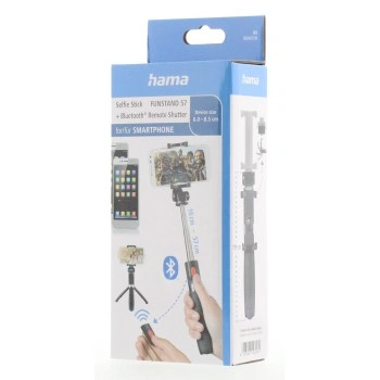 Hama Funstand 57, Bluetooth selfie tyč, černá