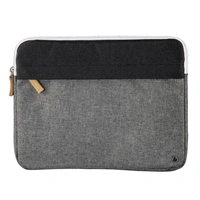 Hama Florence Notebook Sleeve, up to 25.6 cm (10.1"), black/grey