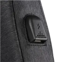 Hama brašna na Notebook s integrovaným USB kabelem Manchester, 34 cm (13,3"), černá