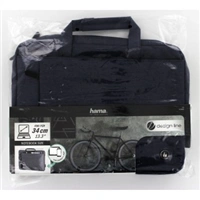 Hama brana na Notebook s integrovanm USB kabelem Manchester, 34 cm (13,3"), modr