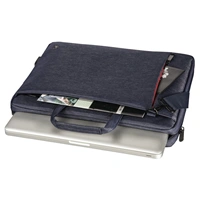 Hama brana na Notebook s integrovanm USB kabelem Manchester, 40 cm (15.6"), modr
