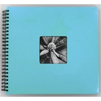 Hama album klasické spirálové FINE ART 36x32 cm, 50 stran, tyrkysové