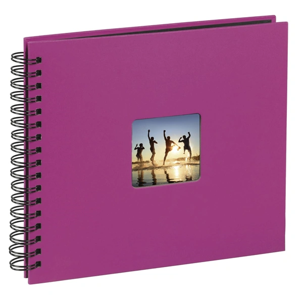 Hama album klasické spirálové FINE ART 36x32 cm, 50 stran, pink (2. jakost)
