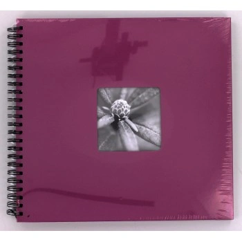 Hama album klasické spirálové FINE ART 36x32 cm, 50 stran, pink (2. jakost)