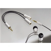 Hama Alu Line, jack adaptr, jack vidlice 3,5 mm-2x jack zsuvka 3,5 mm, stereo