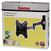 Hama nástěnný držák TV, 2 ramena (3 klouby), 200x200, 5*, černá