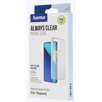 Hama Always Clear, kryt pro Xiaomi Redmi Note 13 4G, vždy průhledný, nežloutne