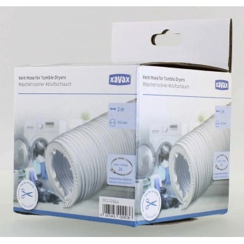 Xavax Vent Hose For Tumble Dryers, 2 m