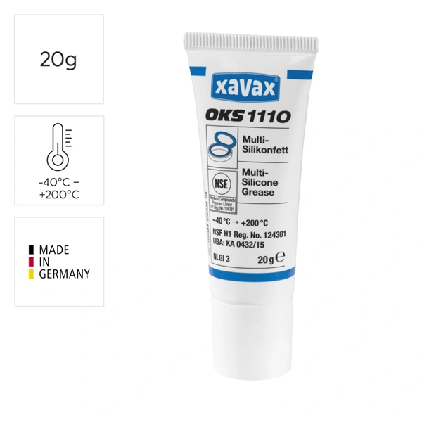 Xavax potravinářská vazelína (silikonové mazivo) OKS 1110, 20 g