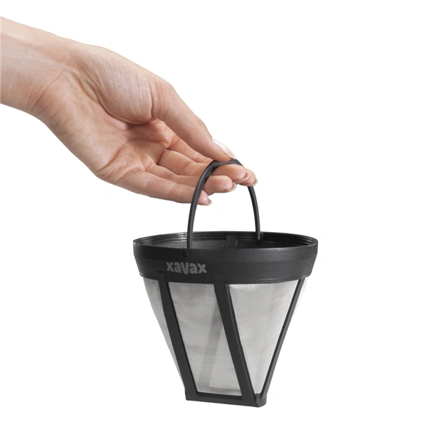 Xavax Barista permanentní filtr do kávovaru, náhrada za filtr velikosti 4, černý