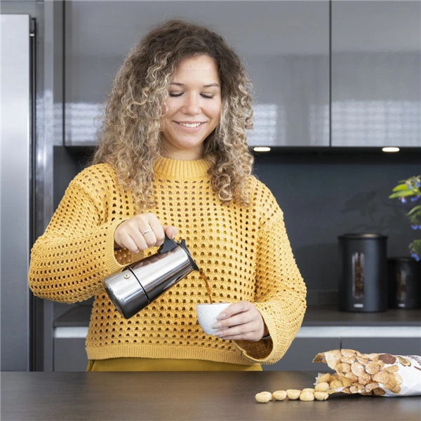 Xavax Barista moka konvička na 4 šálky kávy, 200 ml, nerezová ocel