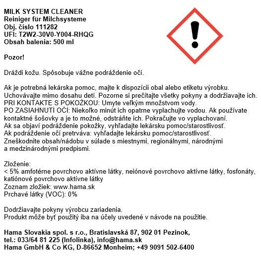 Xavax čistič mléčných systémů nejen v plně automatických kávovarech, 500 ml