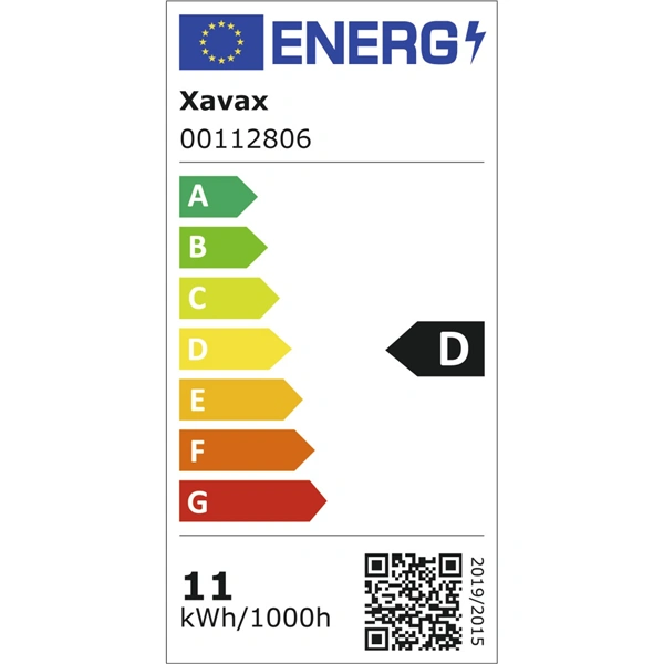 Xavax LED Filament žárovka, E27, 1521 lm (nahrazuje 100 W), teplá bílá, vhodná pro stmívače, matná