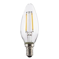 Xavax LED Filament žárovka, E14, 250 lm (nahrazuje 25 W), svíčka, teplá bílá, čirá