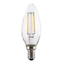 Xavax LED Filament žárovka, E14, 250 lm (nahrazuje 25 W), svíčka, teplá bílá, čirá