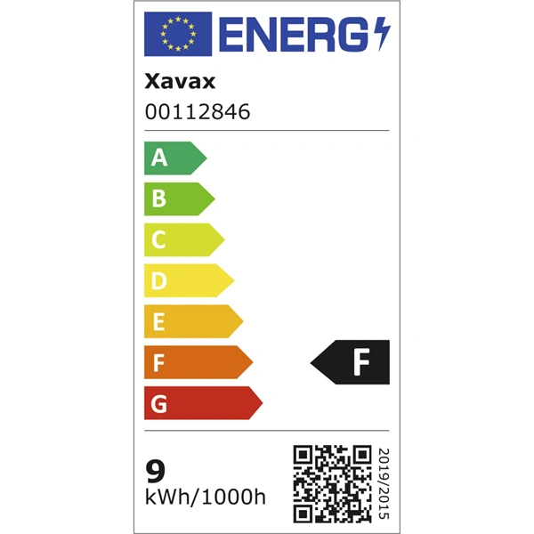 Xavax LED žárovka, E14, 806 lm (nahrazuje 60 W), tvar svíčky, teplá bílá