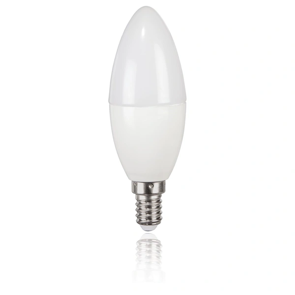 Xavax LED žárovka, E14, 470 lm (nahrazuje 40 W), tvar svíčky, teplá bílá