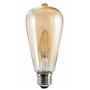 Xavax LED filament žárovka, E27, 410 lm (nahrazuje 36 W), vintage tvar, jantarová barva, teplá bílá