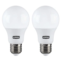 Xavax LED árovka, E27, 806 lm (nahrazuje 60 W), teplá bílá, 2 ks v krabice (cena za balení)