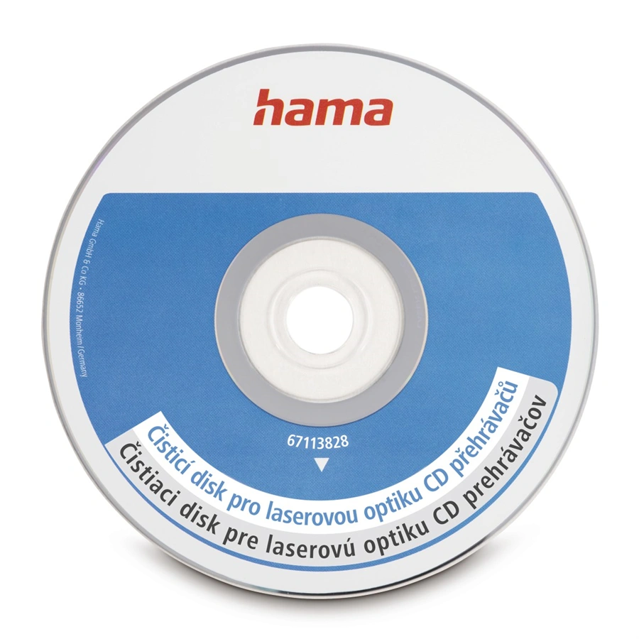 Hama CD čisticí disk, s čisticí kapalinou a úložním obalem
