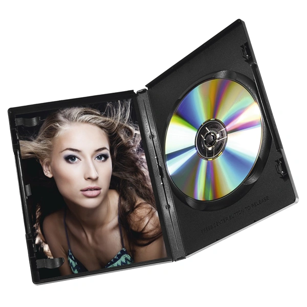 Hama DVD obal na 1 DVD, s fólií, černý, 30 ks (cena uvedena za balení)