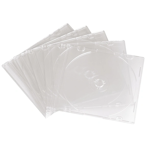 Hama CD Slim Box, pack of 20 pcs., transparent, store-pack