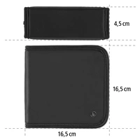 Hama pouzdro CD Wallet Nylon 32, barva ern