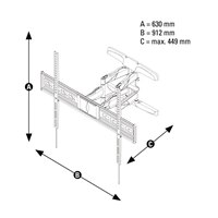 Hama nstnn drk TV XL, pohybliv, 800x600, 5*, ern