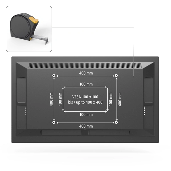 Hama nástěnný držák TV Ultraslim, pohyblivý, 400x400, 5*