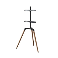 Hama TV stojan Real Wood, podlahový, 400x400, devo