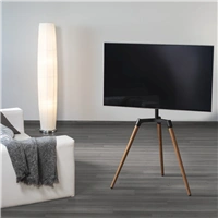 Hama TV stojan Real Wood, podlahový, 400x400, dřevo