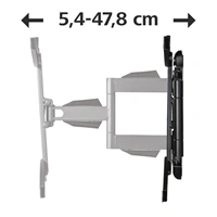 Hama nstnn drk TV, pohybliv, 600x500, 3*, ern