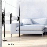 Hama nstnn drk TV XL, pohybliv, 800x600, 5*, ern/bl