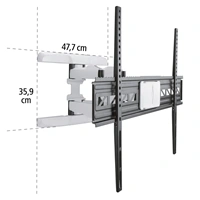 Hama nstnn drk TV XL, pohybliv, 800x600, 5*, ern/bl